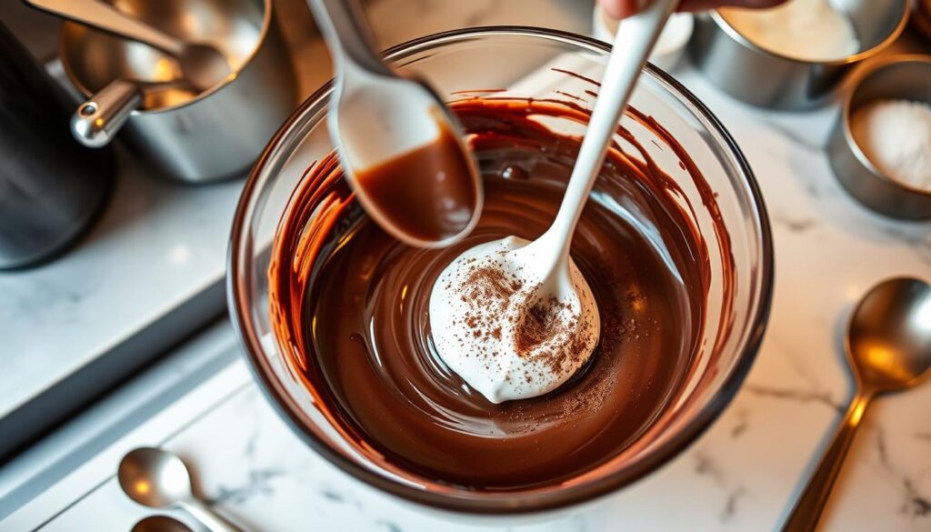 Chocolate Mousse Preparation