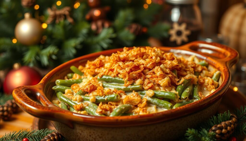 Classic Green Bean Casserole Thanksgiving Dish